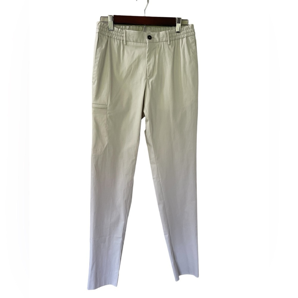Pt Torino Omega Tech Pants Zip Pockets Lightweight Elastic Waist Small